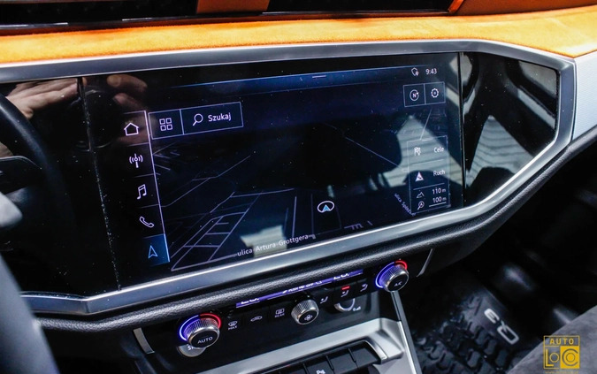 Audi Q3 cena 134444 przebieg: 43000, rok produkcji 2019 z Urzędów małe 781